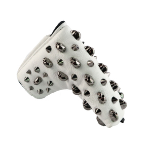 Custom Black PU Leather Cool Rivet Golf Blade <strong>Putter</strong> Club <strong>Cover</strong> Wood <strong>Head</strong> <strong>Cover</strong> - Product Image 2