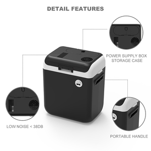 Glacière portable 30L, glacière électrique et chauffe-eau, réfrigérateur de camping pour voiture - Product Image 2