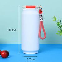 Kecolove 500ml Gourde isotherme personnalisable en acier inoxydable 304, écologique, en forme de canette de cola, pour cadeau de fêtes