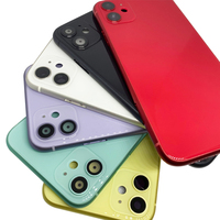 Coque arrière en verre pour iphone 16 15 14 13 12 pro max 11 pro max X XS Max XR 6 7 8 plus maison arrière avec remplacement de pièces