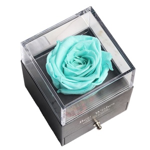 <span class=keywords><strong>La</strong></span> <span class=keywords><strong>Belle</strong></span> <span class=keywords><strong>et</strong></span> <span class=keywords><strong>la</strong></span> Bête <span class=keywords><strong>Rose</strong></span> <span class=keywords><strong>Rouge</strong></span> avec Pétales Tombés dans un Dôme de Verre Anniversaire Noël Saint Valentin Cadeau du Nouvel An Base en Bois - Product Image 3