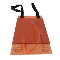 Chauffe-plateau instantané en silicone personnalisé 110V/220V 300W, plage de température 0-250°C, câble L1000mm pour presse à tasses de restaurant