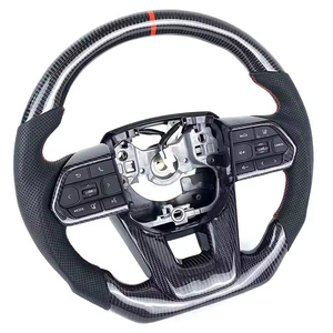 Volante de Cuero Negro Estilo GR Personalizado para Toyota Corolla, 4Runner, <span class=keywords><strong>Crown</strong></span>, Lexus Lx570, GX470 - Product Image 3