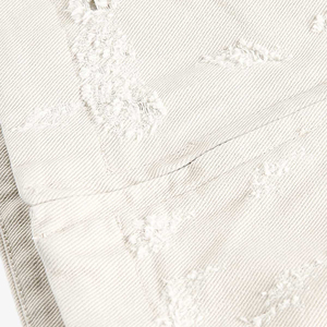 KingSen OEM Men's Vintage Distressed Black Collar Contrast <b>Jacket</b> Loose Fit Zip Up With Graphic Print <b>Patchwork</b> Streetwear Coat - Product Image 5