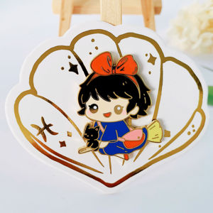 Металлический значок, новый дизайн, мягкая эмаль, цвет розовое золото с блестками, на заказ, футбольные эмалевые значки, значки-сердца, жесткие значки для лацкана с картонной подложкой - Product Image 3