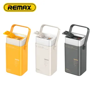 Remax Rpp-596 Outdoor Colorful Led Fast Charging Power Bank 40000Mah Capacity Cheap Type C Portable Charger Power Banks