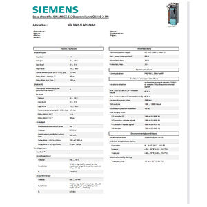 6SL30401LA010AA0 SINAMICS S120หน่วยควบคุม CU310-2 PN 6SL3040-1LA01-0AA0ซีเมนส์ - Product Image 5