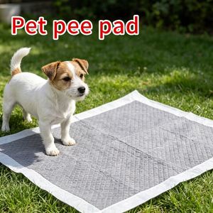 Tapis d'apprentissage jetables anti-colmatage à dispersion rapide de liquide, gaufrés en losange, pour l'entraînement à la propreté en intérieur et les voyages en extérieur - Product Image 3
