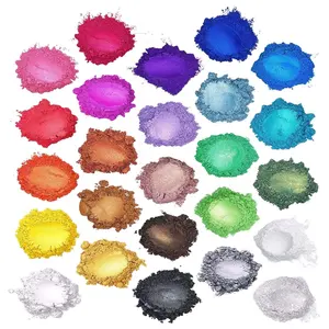 Epoksi reçine dudak parlatıcısı göz farı için 63 renkler Pigment tozu araba boyası boya sabun yapma oje mum yapma banyo bombaları