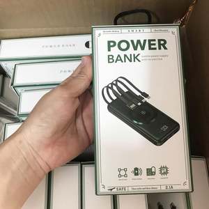 Banco de Energía Portátil OEM/ODM de 10000 mAh de Alta Capacidad con Carga Inalámbrica, Pantalla LED y Cable Integrado - Product Image 6