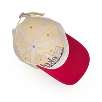 Gorra de Béisbol de Venta Caliente, Fabricantes de Gorras Deportivas con Logotipo Bordado Personalizado, Gorra de Béisbol 100% Algodón, Diseño Deportivo de Dos Colores
