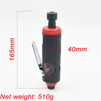 YOUSAILING Mini-meuleuse pneumatique droite légère 22000 tr/min avec mandrins 3mm et 6mm pour le meulage du métal