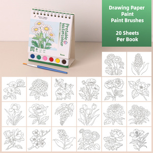 Peinture avec des livres de coloriage <span class=keywords><strong>à</strong></span> l'eau Livre de coloriage aquarelle Arts Livre de peinture <span class=keywords><strong>à</strong></span> l'eau pour les tout-petits - Product Image 6