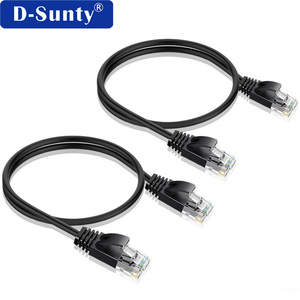 D-sunty <b>Cat6A</b> UTP <b>Ethernet</b> <b>Cable</b> 32AWG 3ft-33ft Slim 10G 500MHZ 7-Conductor 0.08 Copper Wire Inner Cross-separated OD3.6MM - Product Image 2