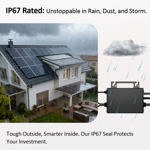 Microinversor Fotovoltaico de Conexión a Red de 800W para Balcón con Protección Anti-Retorno, Monofásico, Clasificación IP67 - Product Image 4