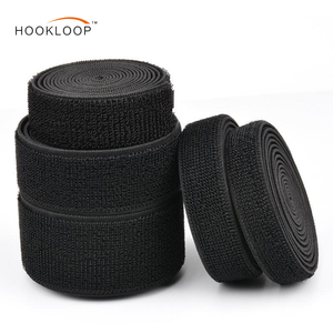 Bande élastique à boucle haute élasticité, sangles à boucle et à crochet élastiques résistantes, bandes élastiques pour la couture de vêtements et l'artisanat DIY - Product Image 1