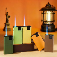 Briquets coupe-vent en métal en gros, boîtier en fer, combustible au butane, flamme réglable - Personnalisation de marque pour la publicité commerciale