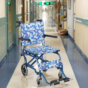 Sedia a rotelle di trasporto leggera pieghevole in alluminio Mini sedia a rotelle per le persone - Product Image 6