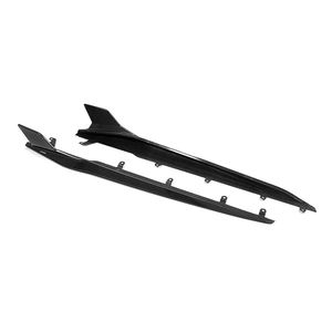 M8 yan etekler SQ stil için 8 serisi G14 M8 M8 F91 F92 2-Door 2020-IN kuru karbon Fiber ön tampon yan etekler M8 yan etekler - Product Image 1