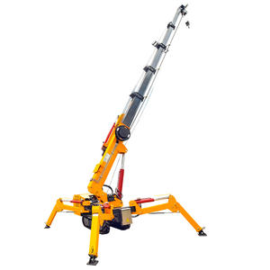 6m sampai 25m tinggi Mini Crawler Spider Crane 2 Ton 8ton 12ton 20 m kinerja tinggi Spider Crane untuk mengangkat 10 Ton - Product Image 2