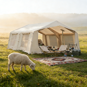 Carpa Inflable Portátil para Camping, Diseño Ligero, Carpa Inflable para las 4 Estaciones, Resistente al Viento e Impermeable para Uso en Todo Tipo de Clima - Product Image 1