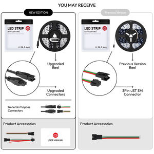 Proyek Pencahayaan KTV Club Sport Square DC12V 24V RGBCW RGBWW 84Leds/<span class=keywords><strong>m</strong></span> Ws2814 RGBWIC Pixel RGBW Led Strip - Product Image 4