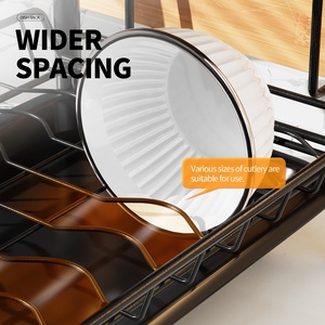 Ustensiles de cuisine <span class=keywords><strong>Égouttoir</strong></span> à vaisselle <span class=keywords><strong>Égouttoir</strong></span> à vaisselle <span class=keywords><strong>Égouttoir</strong></span> à vaisselle 2 couches avec plateau - Product Image 4