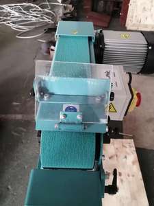 Lijadora de banda portátil eléctrica <span class=keywords><strong>para</strong></span> acero inoxidable, <span class=keywords><strong>pulidora</strong></span> de papel de <span class=keywords><strong>lija</strong></span> con tratamiento de superficie de tubo de 100x1220mm - Product Image 6