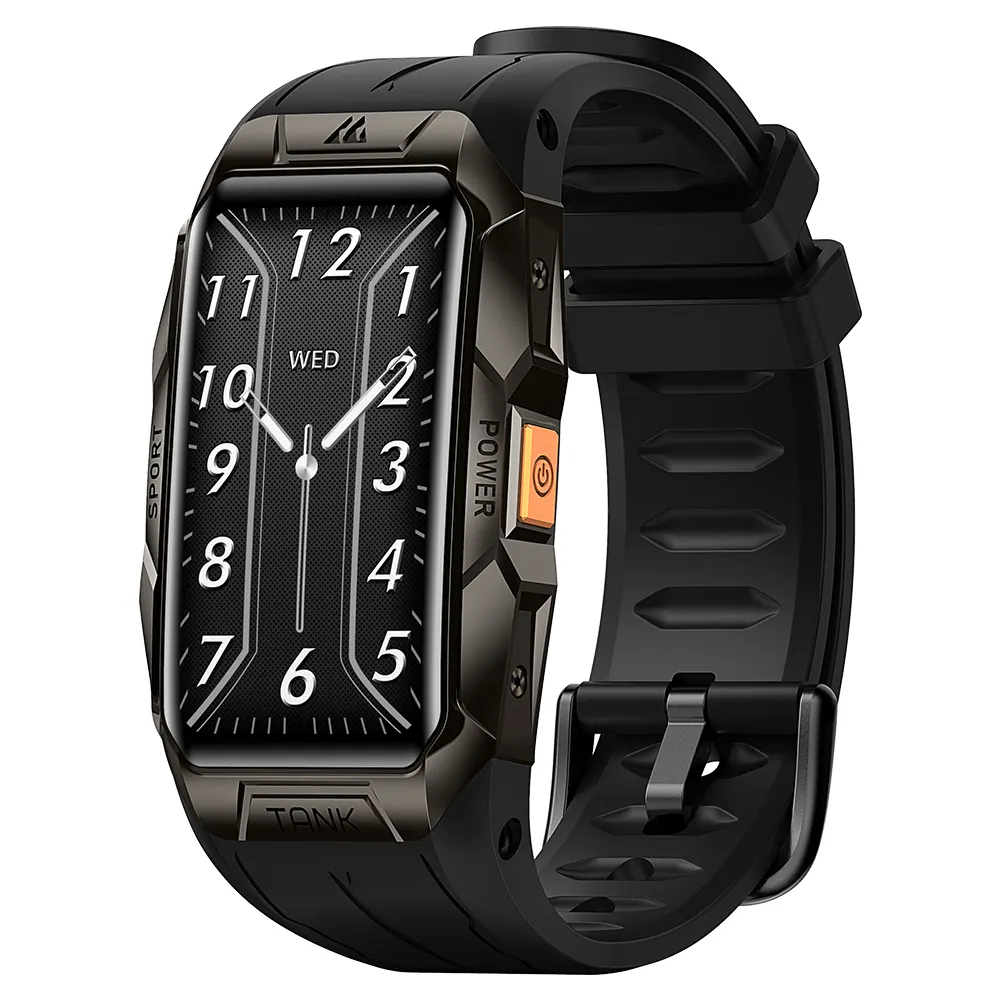 KOSPET Smartwatch TANK X1 Bracelet intelligent de haute qualité GLASS 100 modes sportifs avec reconnaissance intelligente Montre intelligente