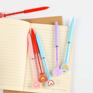 <span class=keywords><strong>Stylo</strong></span> promotionnel O&Q Série Saint-Valentin Sport Cœur Kawaii 0,7 mm Encre noire et bleue Logo personnalisé Plastique Source directe usine - Product Image 4