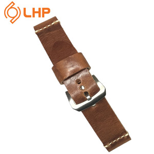 Authentisches italienisches Rindsleder Luxus Uhren armband Classic Schwarz Braun Echt leder Factory Direct - Product Image 2