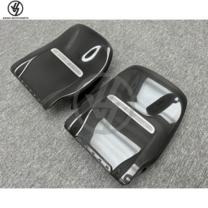 Kit de Accesorios Interiores para Automóviles de Fibra de Carbono Seca con Acabado Brillante, Cubierta para Respaldo de Asiento para Mercedes Benz Clase G W464 G500 G63 2019-2023 - Product Image 2