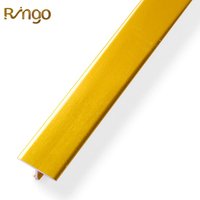 Accessoires de carrelage en aluminium moderne personnalisés, profil en T, bande décorative en forme de T colorée pour le recouvrement des joints dans les appartements