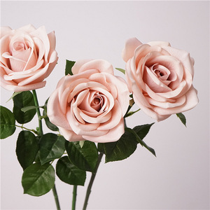 Flores Artificiales de Alta Calidad, Color Otoñal, Tacto Real, Hidratantes, Rosa <span class=keywords><strong>Carola</strong></span>, Decoración para Bodas, Día de San Valentín, Acción de Gracias - Product Image 5