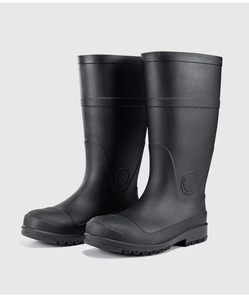Nuovi arrivi: Scarpe antinfortunistiche impermeabili De Lluvia Pure Black, leggere, estive e invernali, in PVC, <span class=keywords><strong>stivali</strong></span> <span class=keywords><strong>da</strong></span> <span class=keywords><strong>pioggia</strong></span> per adulti, disponibili in magazzino. - Product Image 5
