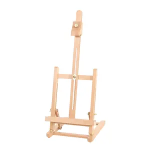 foldable multifunction wooden table top sketch painting easel for artists