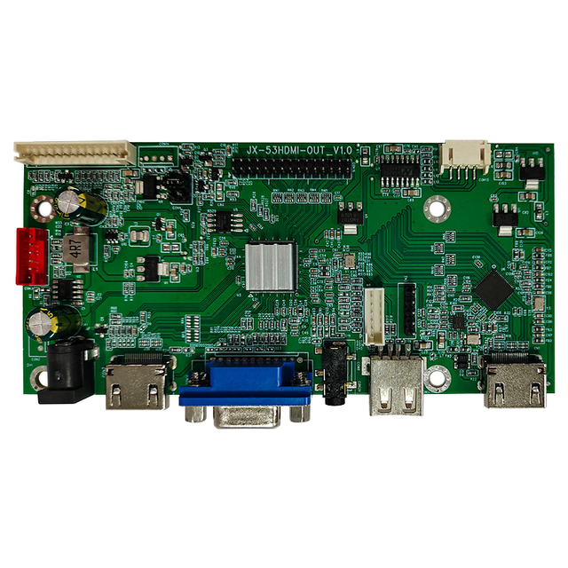USB&VGA&AV&HD MI Signal Converter to HD MI Bridge for LCD LVDS Monitors Display Converts Various Video Signals to HD MI.