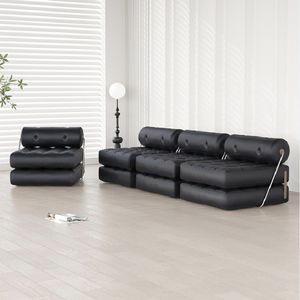 Combinación moderna para el hogar, sala de estar, dormitorio, sofá cama de doble uso, balcón, sofá plegable, sofá de tela de ocio - Product Image 4