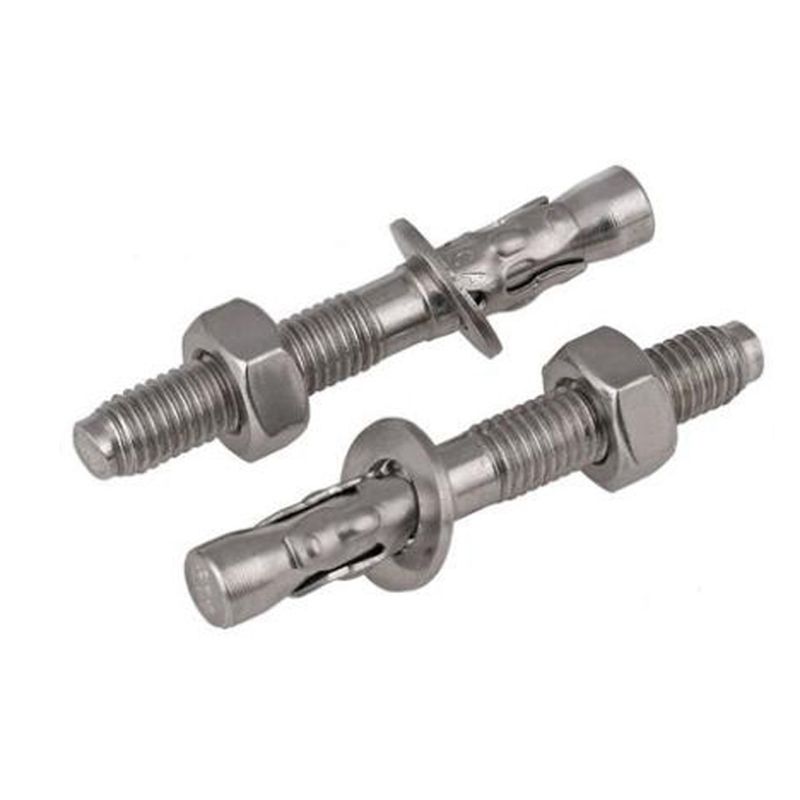 Kit Bulloni Dadi Rondelle 15 Bulloni Di Ancoraggio A Cuneo Zincati Per Calcestruzzo, 1/2" X 7", Con Dadi E Rondelle Incluse - Set Completo Set 15 Ancore Con Dadi - Foto 8