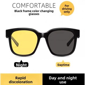<span class=keywords><strong>Lunettes</strong></span> de soleil carrées <span class=keywords><strong>pour</strong></span> myopes, unisexes, photochromiques, UV400, anti-éblouissement, vision nocturne, <span class=keywords><strong>pour</strong></span> le cyclisme et <span class=keywords><strong>la</strong></span> conduite - Product Image 3