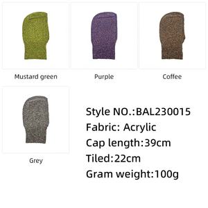 للبيع بالجملة تصميم جديد بالالافا للنساء والفتيات سترة بغطاء رأس محبوكة خارجية شتوية مقاومة للرياح - Product Image 6