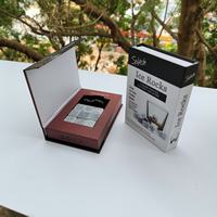 Caja de regalo magnética personalizada de fábrica china para vino, caja de piedra para whisky, paquete pequeño en forma de libro para piedra para whisky