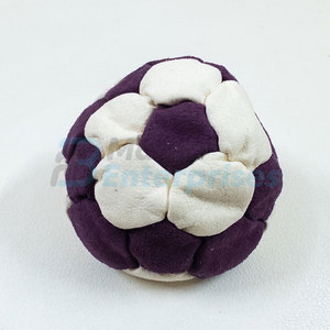 OEM Wholesale Mini Sports Style Footbags <b>Hacky</b> <b>Sacks</b> Custom Logo Printed 2 Two Color 32 Panel Footbag For Hot Sale - Product Image 5
