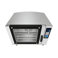 Horno Comercial de Circulación de Aire Caliente 60L/95L/120L, 5 Niveles de Horneado, Interior de Acero Inoxidable 304, Humidificación por Vapor, 350 ° C