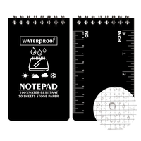 Offre Spéciale – Bloc-notes de poche spirale SENTU personnalisé, étanche, toutes saisons, avec couverture en PP, 3x5, 50 feuilles, lot de 6, idéal pour l'école ou comme cadeau