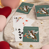 Jeu de cartes de conversation personnalisées en papier artistique pour couples et familles, idéal pour les jeux de société, les fêtes et les cadeaux, avec boîte