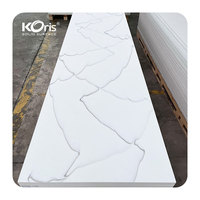 Dalles de surface solide en pierre artificielle acrylique, fourniture d'usine pour comptoir de réception