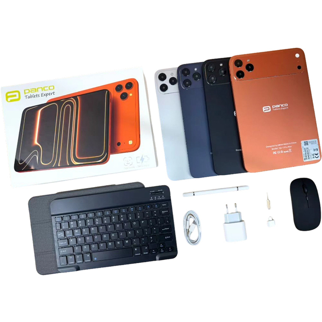 Hot 17pro Max Tablet Computer 10.1inch Business for 2-in-1 Keyboard Android 11 Cross-Border Source Factory Wholesale