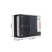 Sistem Pengeringan UV LED 8020 395nm 200W Lampu Ultraviolet Berpendingin Kipas untuk Printer UV I3200/6090/6045