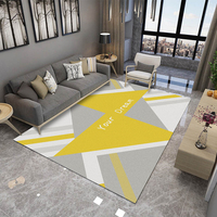 Tapis de salon et chambre à coucher, style pastoral, pour table basse, imprimé sur mesure, minimaliste, à poils ras, fin, résistant aux taches, pour dropshipping